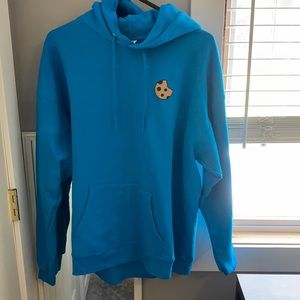 Blue hoodie